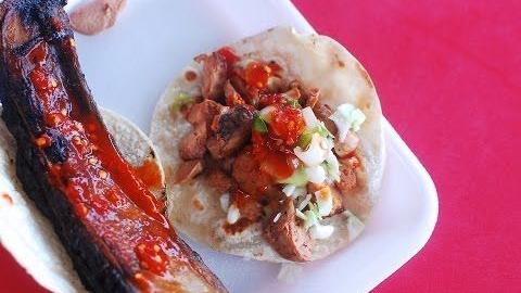 Star Lunch Break: Eating bull testicles at Tacos Apson